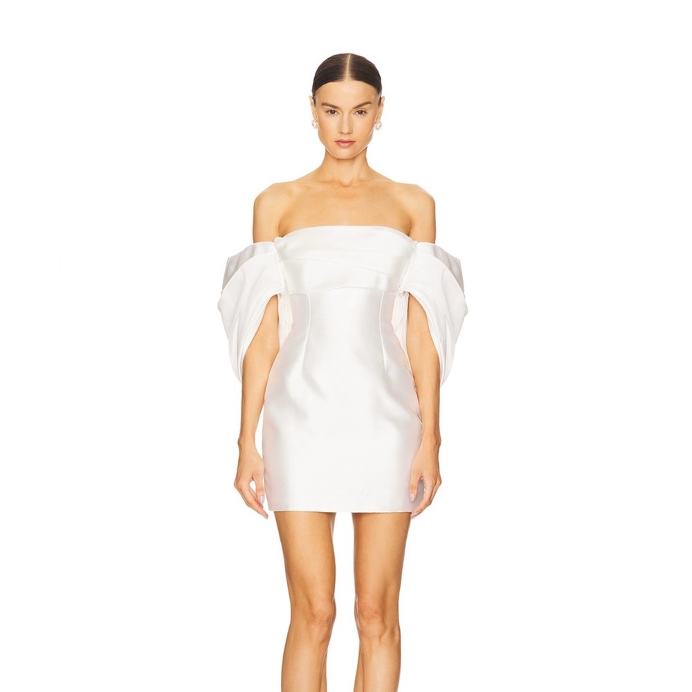 Elegant White Off-Shoulder Dress